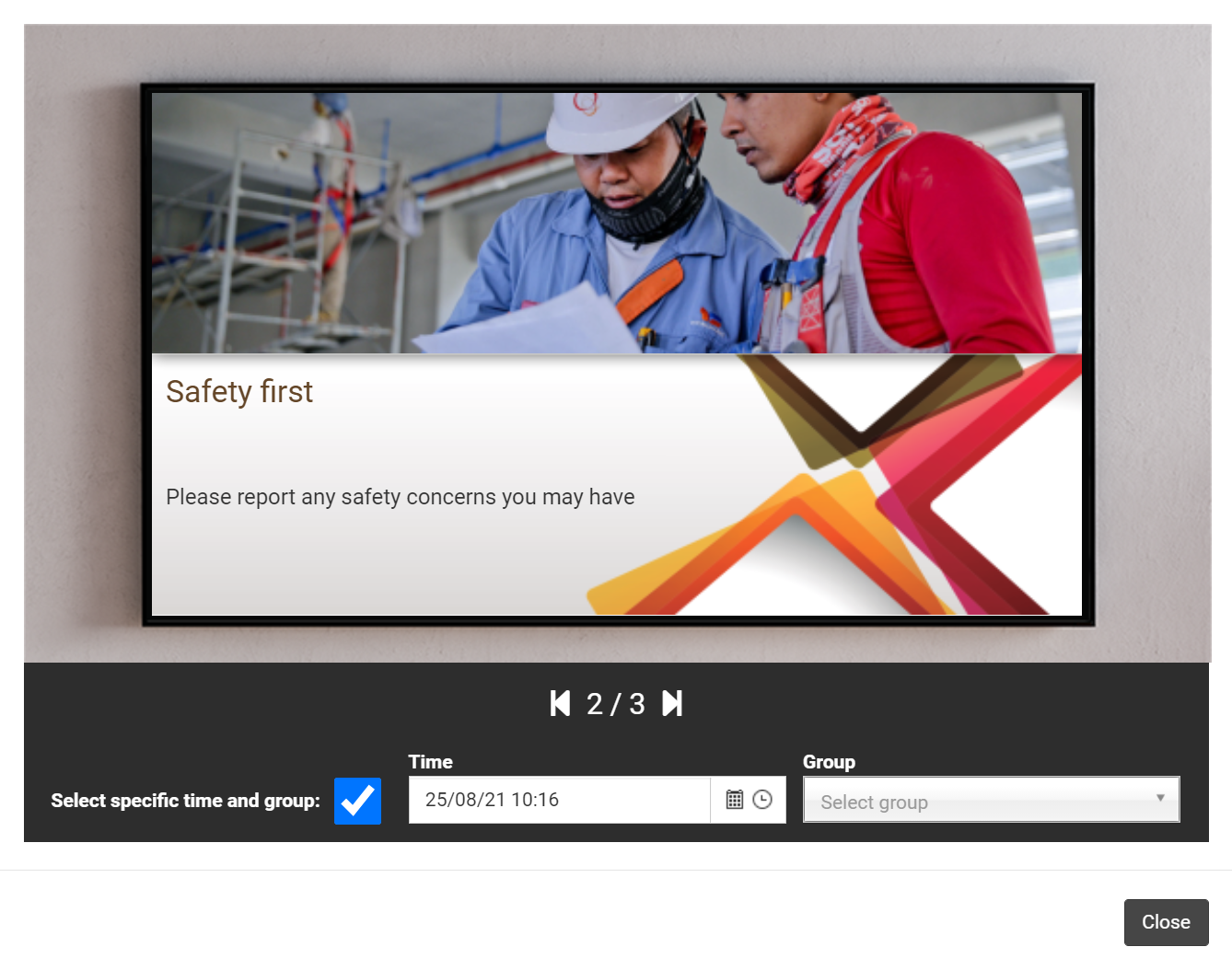 PREVIEW OF INFO CHANNEL SAFETY