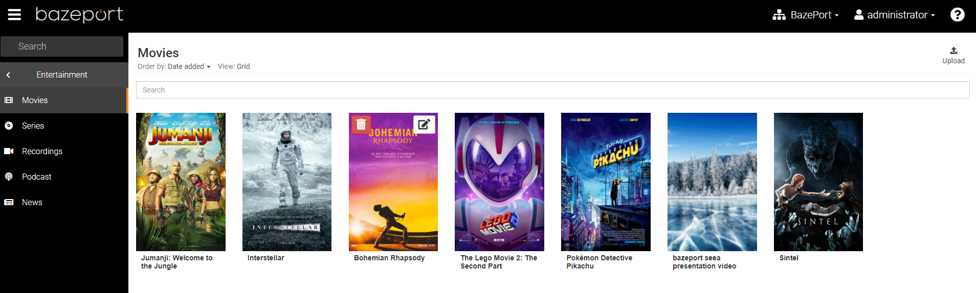 Management studio BazePort